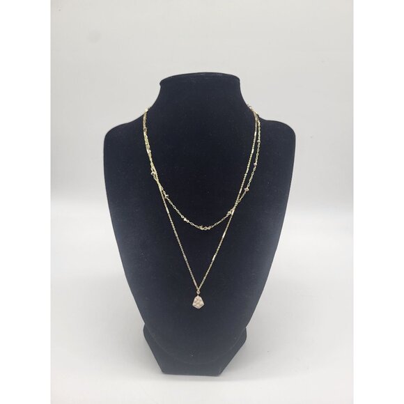 Kendra Scott Jewelry - Kendra Scott Clove Multi Strand Layered Necklace Gold Plated Minimalist